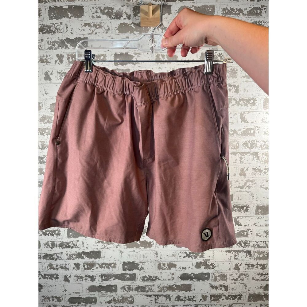 Vuori | mens pink athletic shorts